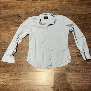 Hollister Blue Muscle Fit button-up shirt